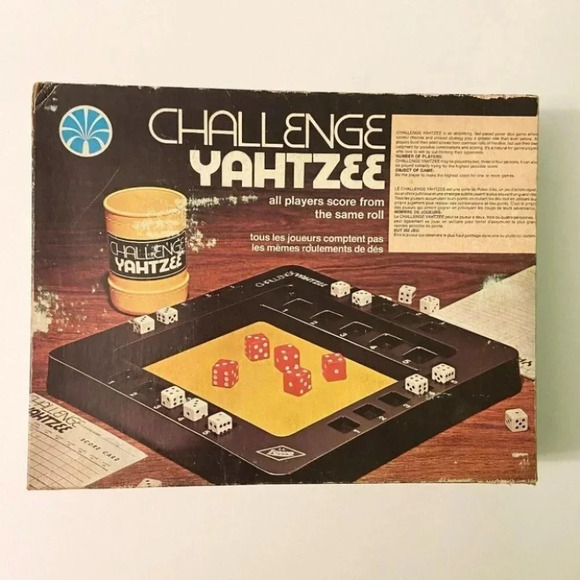 Vintage Challenge Yahtzee  Dice Game Copp Clark Games Complete - Picture 1 of 11